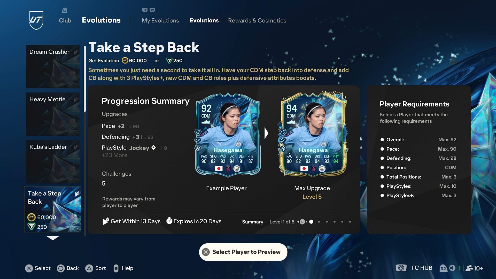 The requirements (Image via EA Sports)